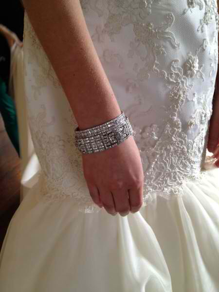 Top bracelet: Art Deco diamond and platinum bracelet with 7.00 carats total weight in diamonds. Bottom bracelet: 1920's diamond and platinum bracelet with over 10.00 carats total weight in diamonds.