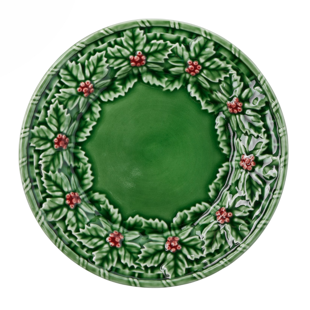 Holly Salad Plates