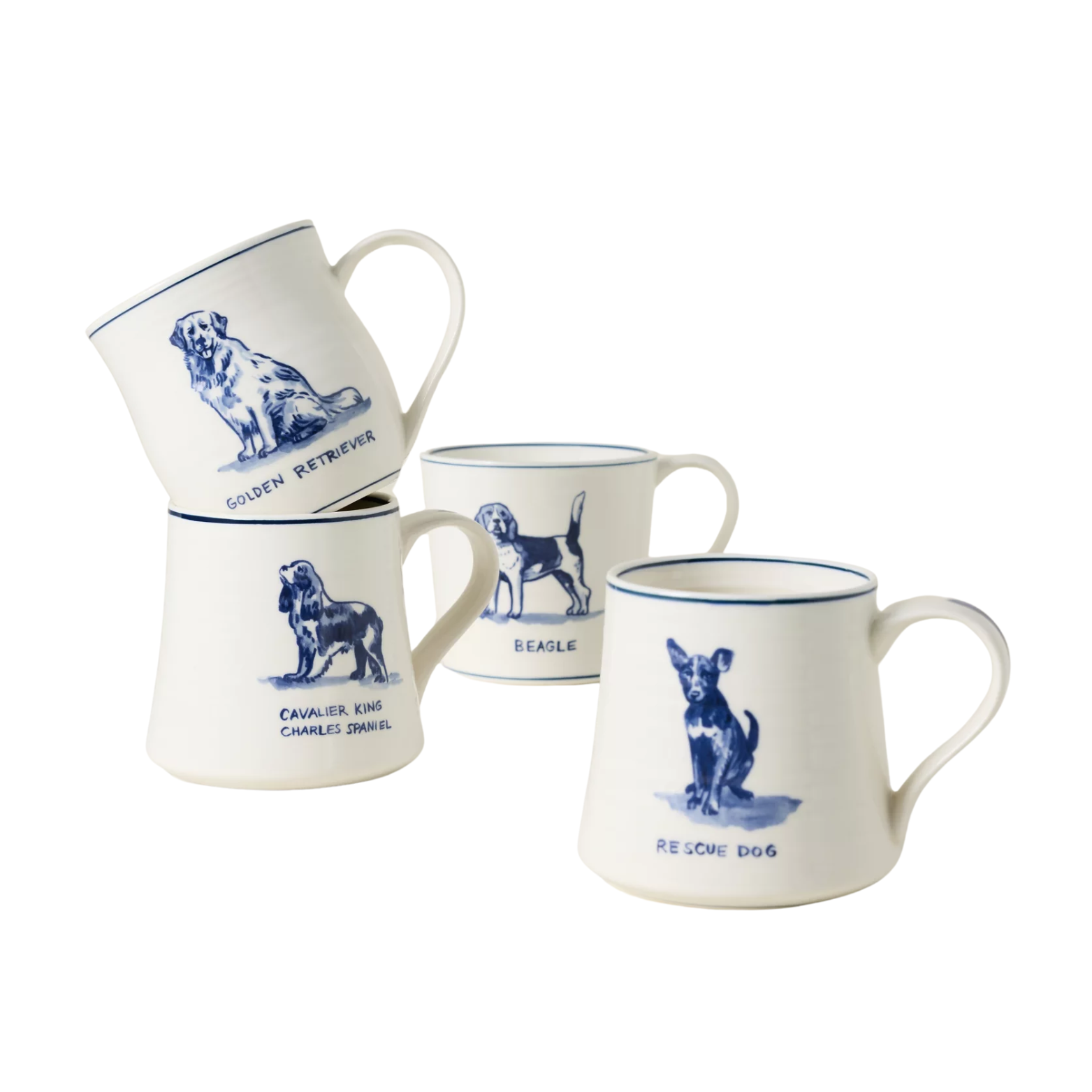 Stoneware Dog Mug