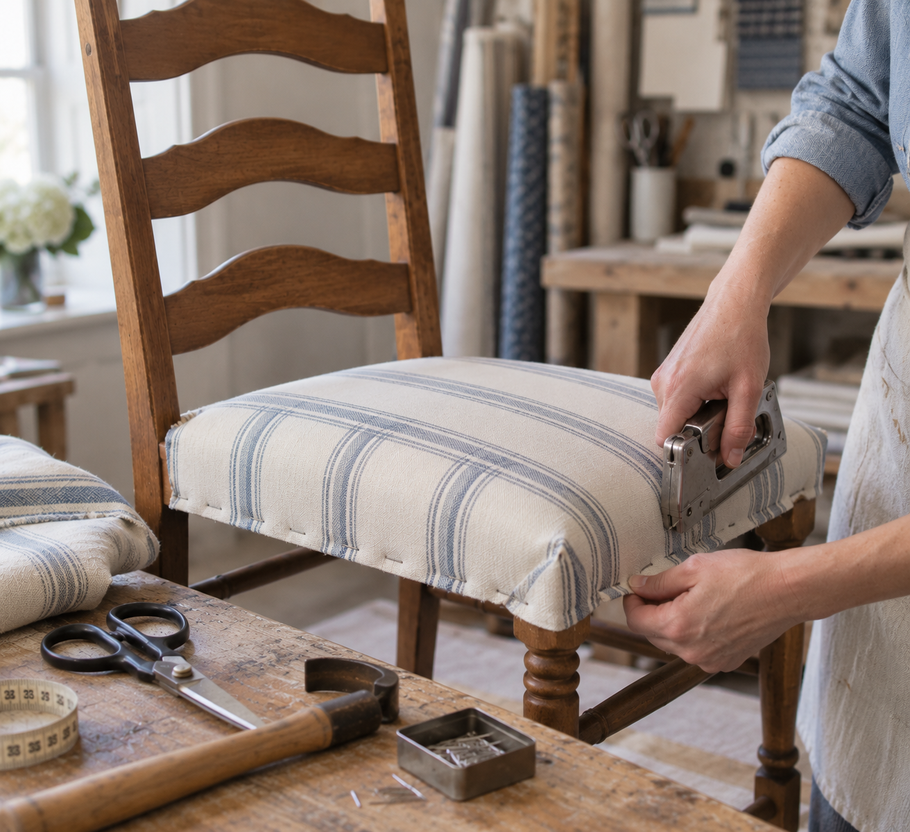 Reupholstering Furniture