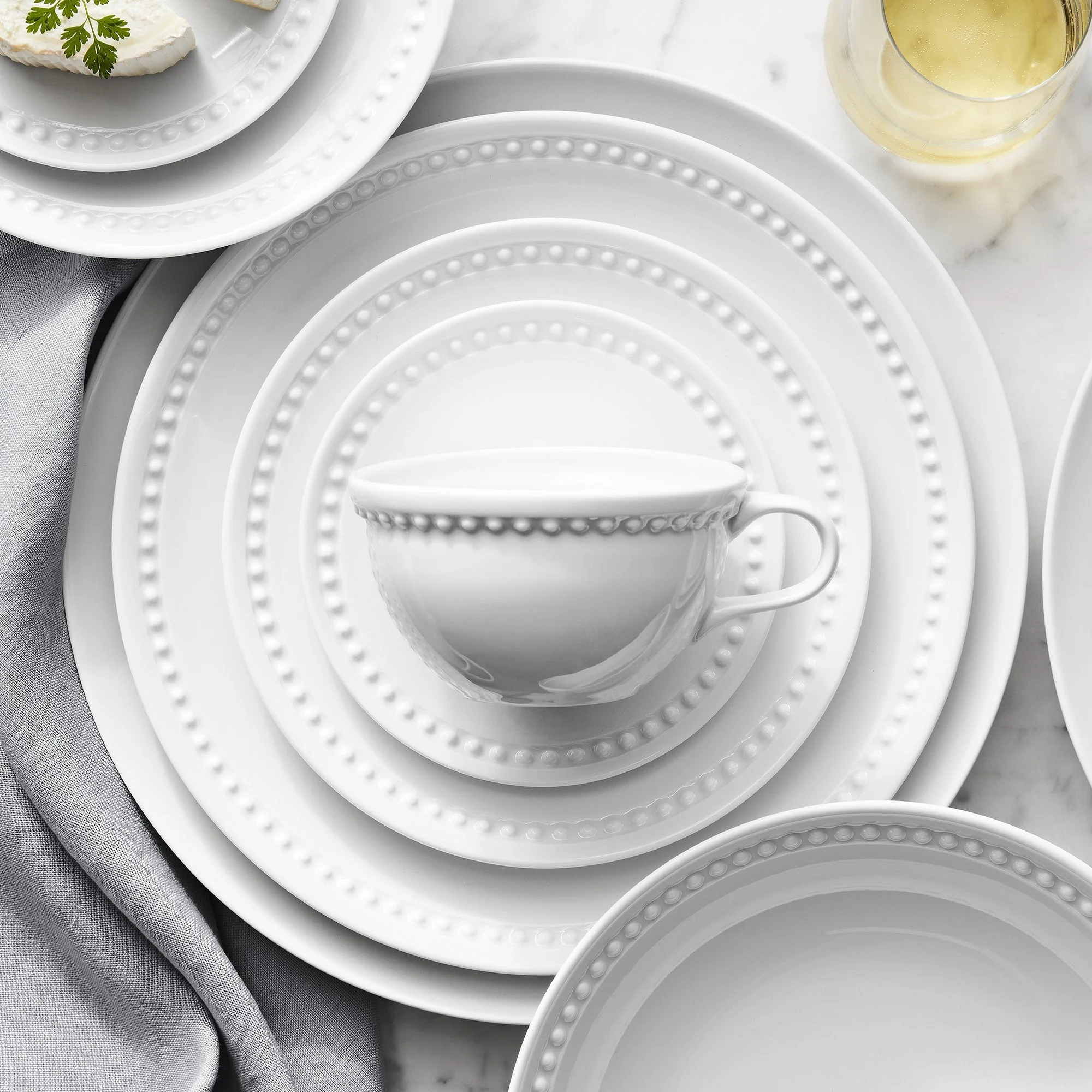 Pillivuyt Beaded Porcelain