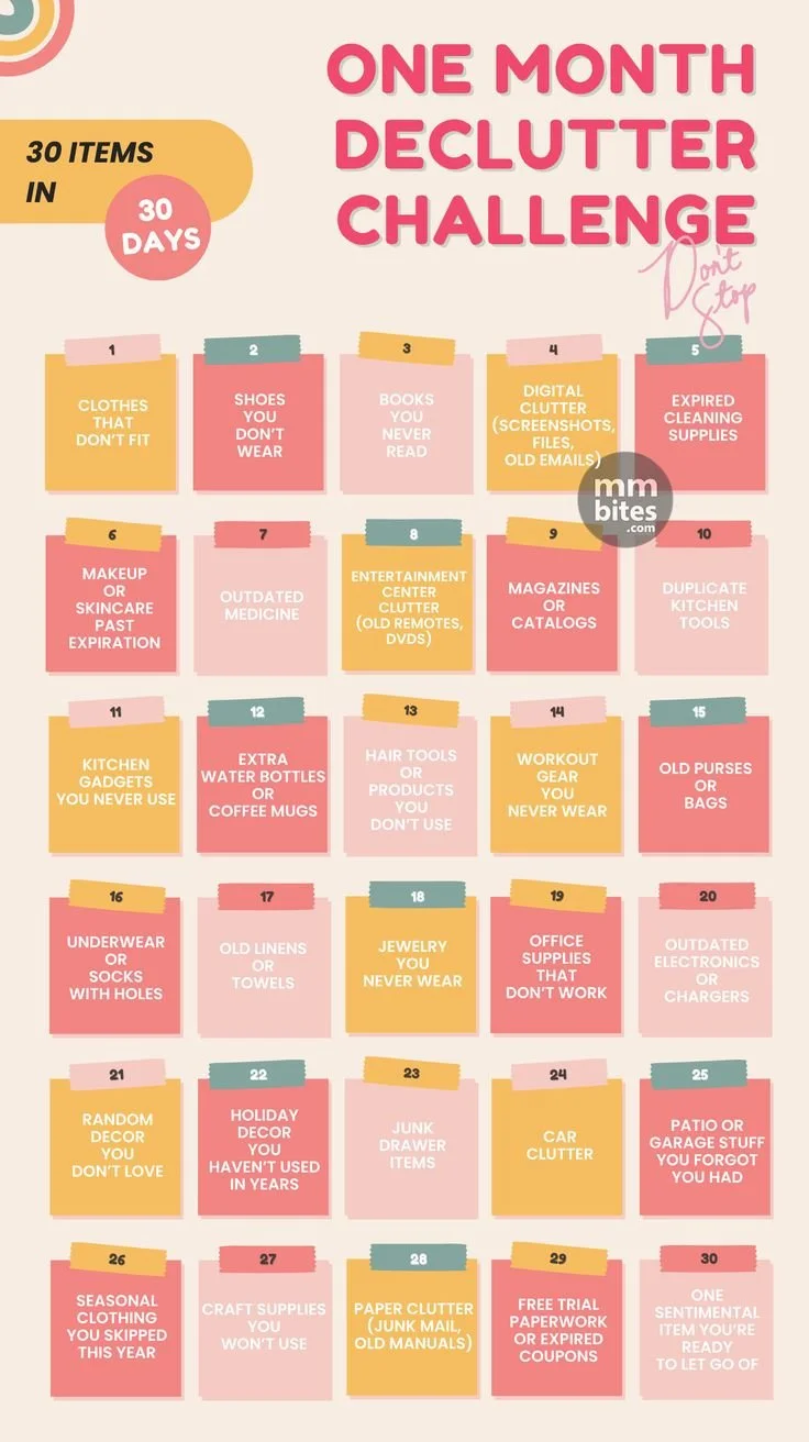 30-Day Declutter Challenge (just a few minutes each day!) 🥰.jpeg