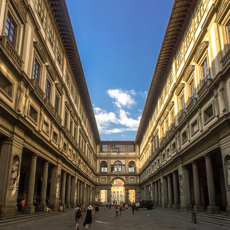 Uffizi Gallery Courtyard, Florence