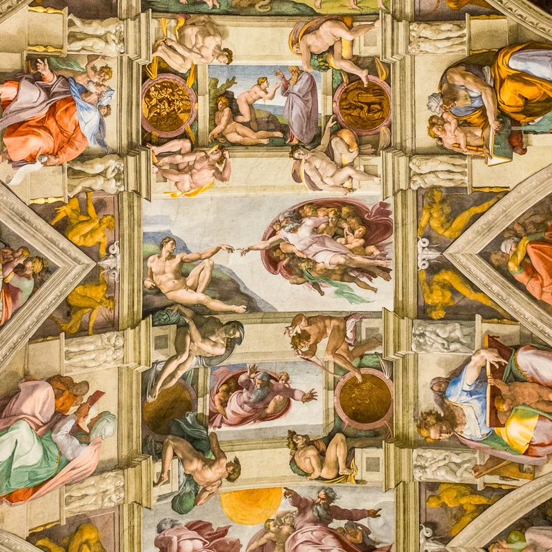Sneeky Picture of the Sistine Chapel, Vatican Museum, Rome