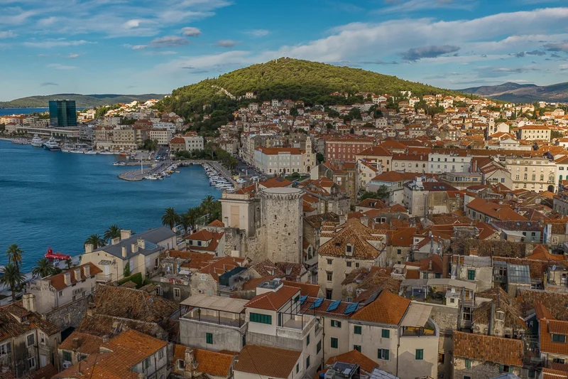 Split from the St Domnius Bell Tower