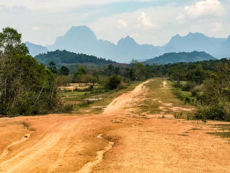 The off-road motorbike training ground.