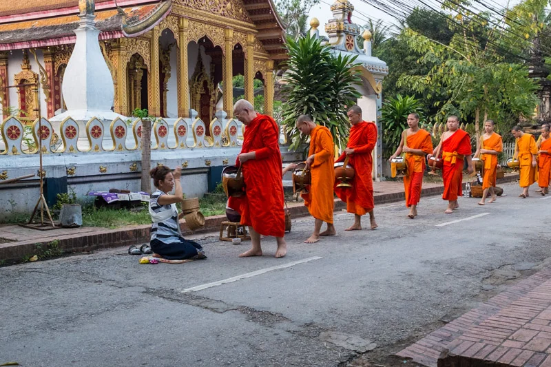 A quiet side street and an opportunity to practise a tradition in peace