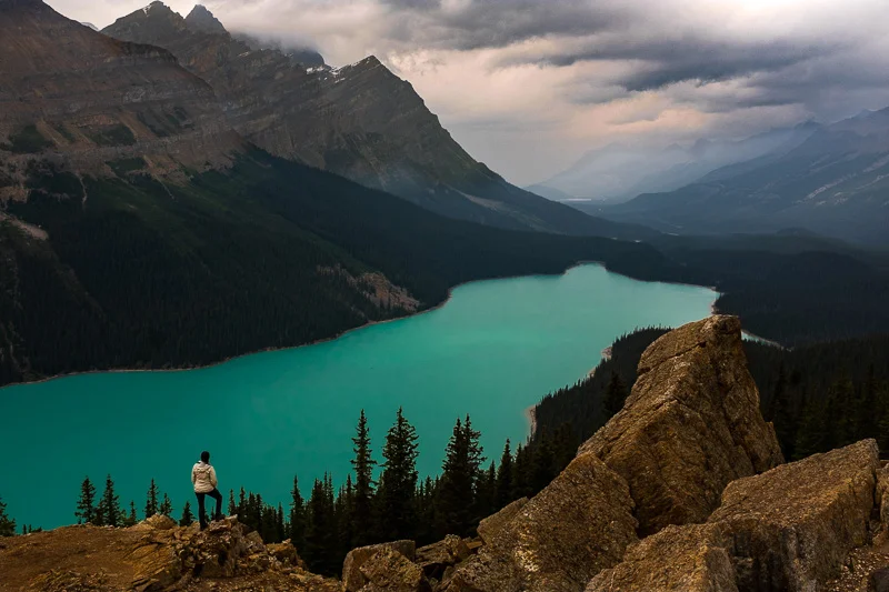 The stunning Peyto Lake, Canada