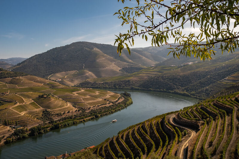 The River Duoro snaking through the majestic Douro Valley in Por