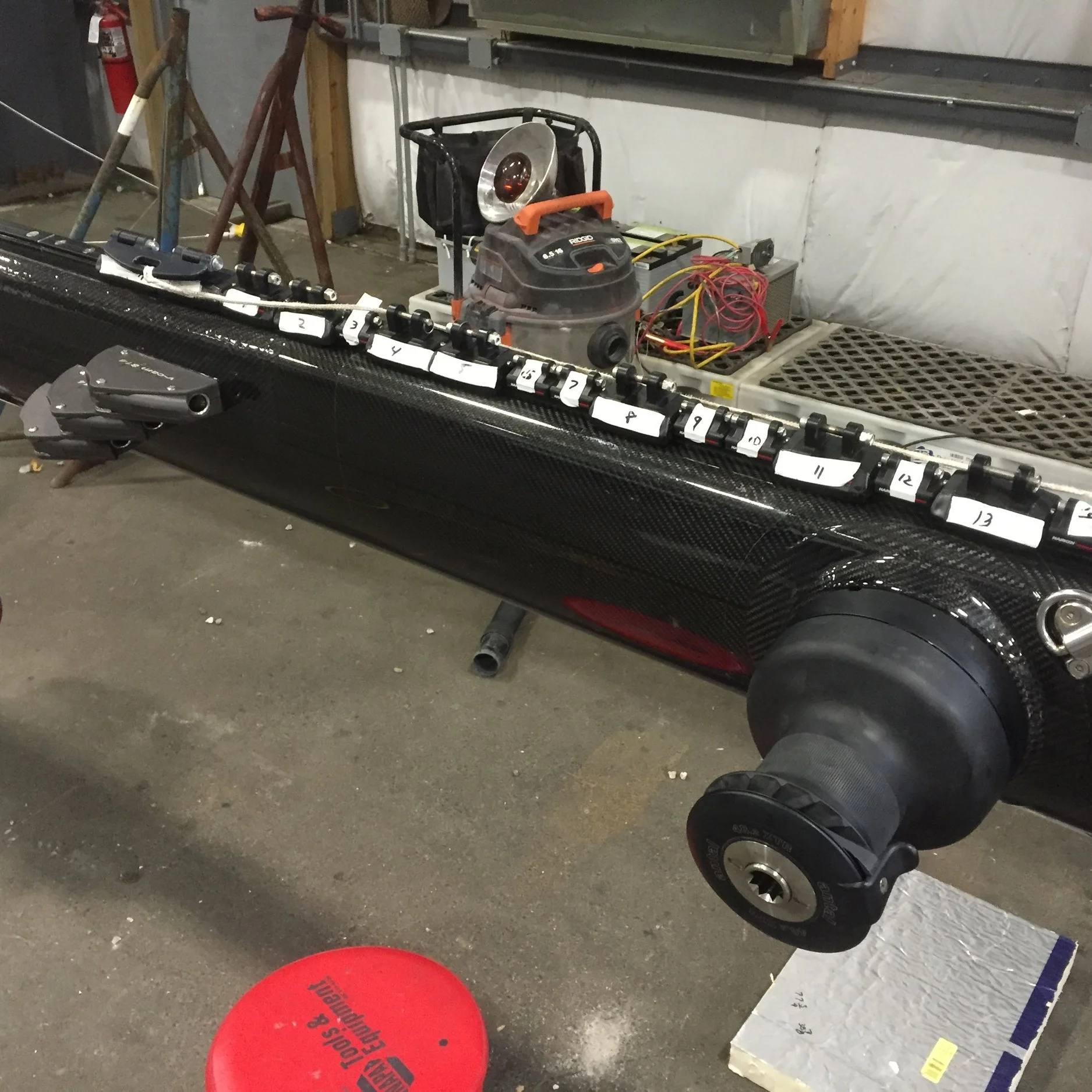 Carbon Fiber Mast Repair