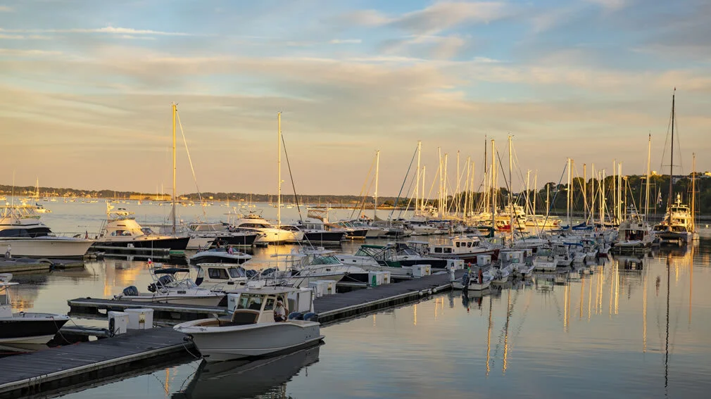 Maine Yacht Center boatyard and marina
