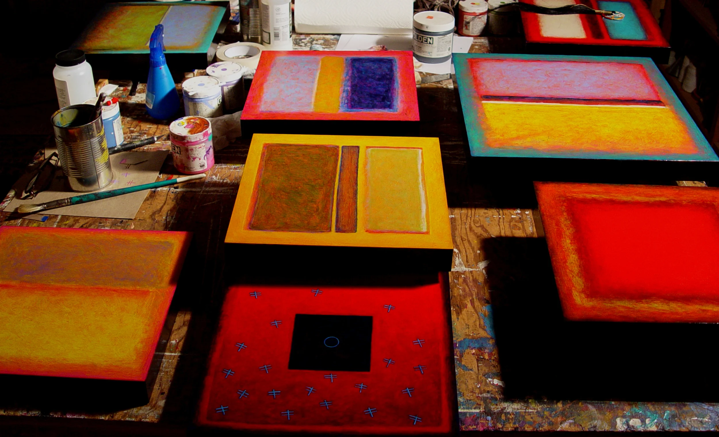 Studio Table at 5 am 8.14.13
