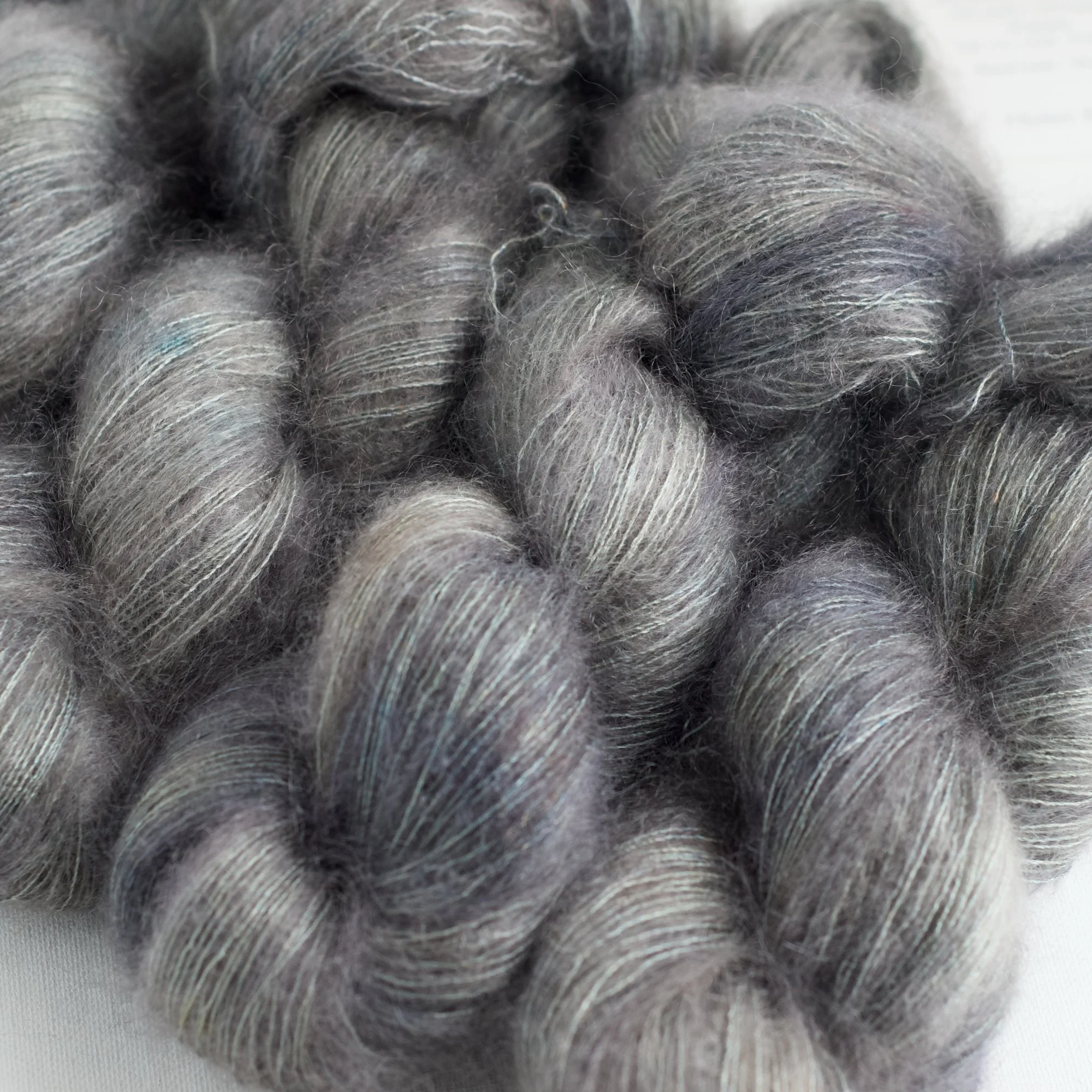 Mohair/Silk Lace | Oyster Shell