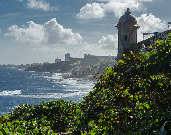 Castillo San Felipe del Morro Tower on the Atlantic