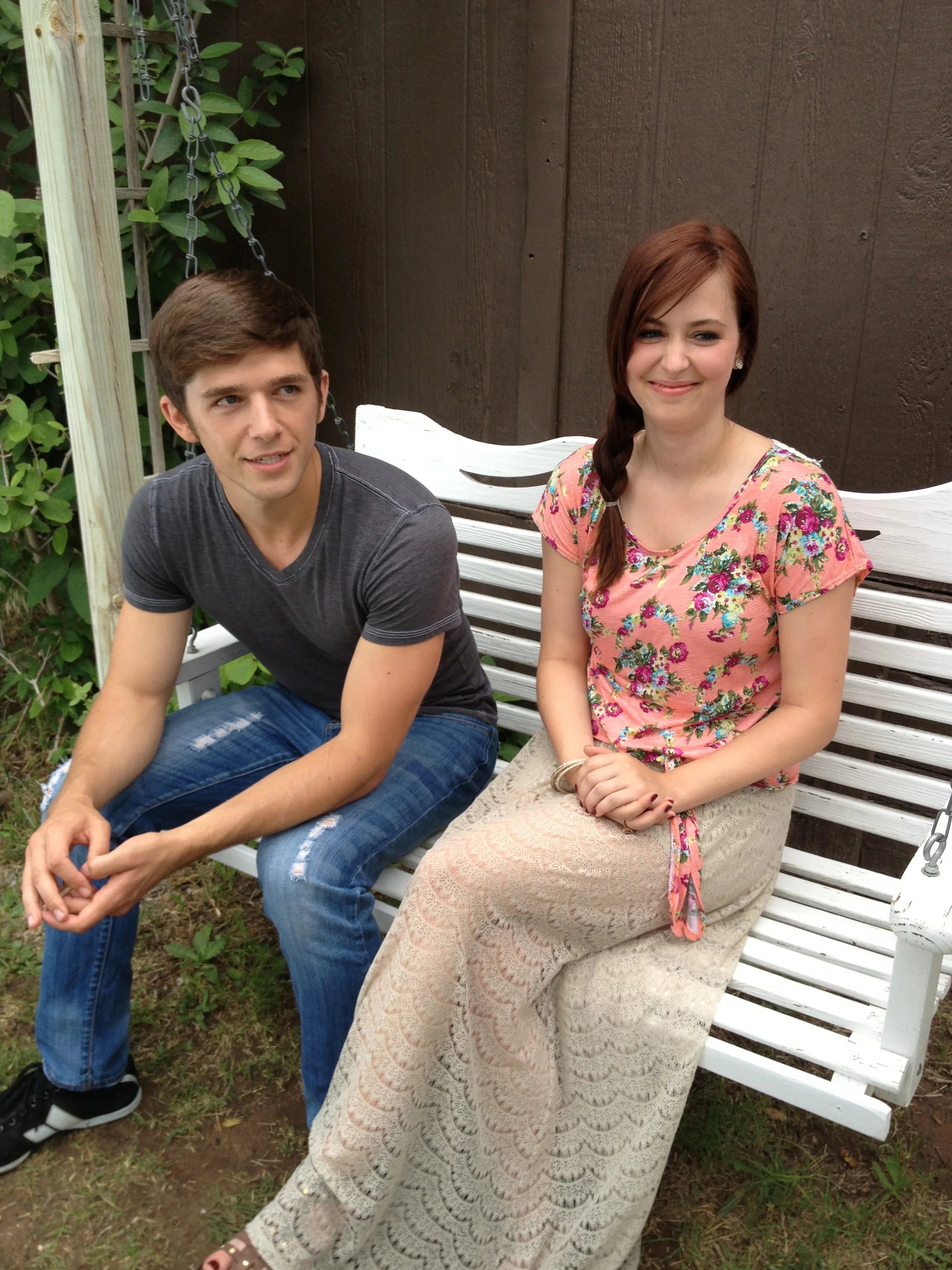 The stars themselves. Tim Urban and Megan Langford will be the leads in To Be Happy, playing Matt and Jane.&nbsp;