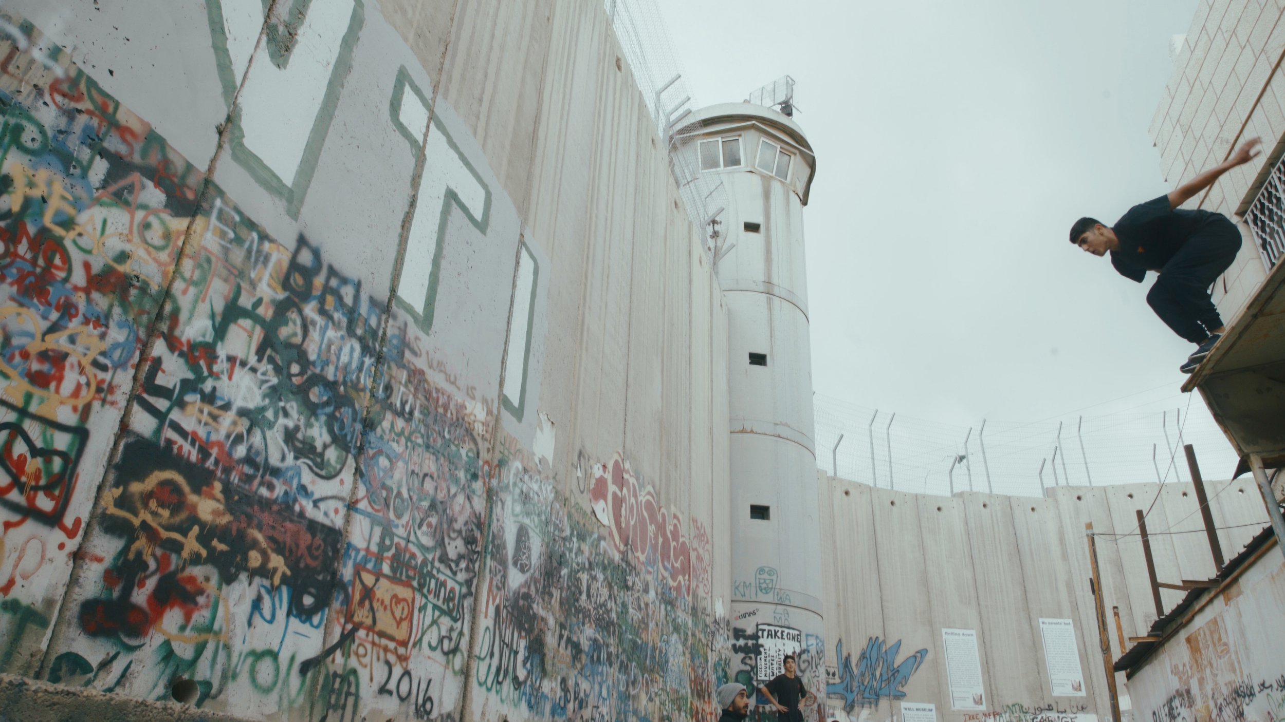 Hamzeh Salameh of the Jerusalem Parkour Team. Courtesy: Hurdle