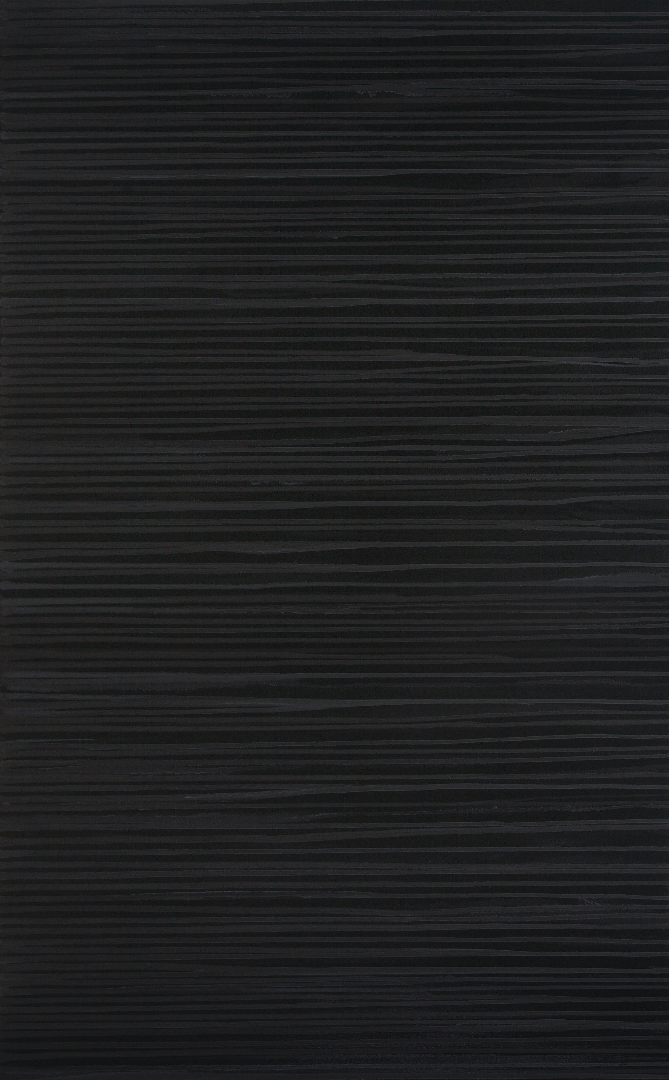 I Dwell, You Dwell . poured oil on aluminum, 139.7 x 86.4 cm, 2010 . Kate Beck