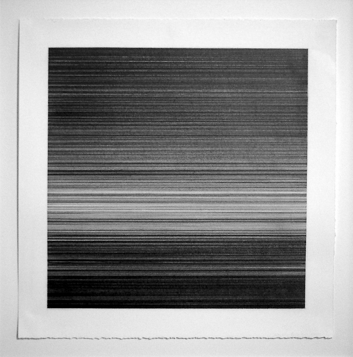 Poetics (Deep) . graphite on paper, 50.8 x 50.8 cm, 2012 . Kate Beck
