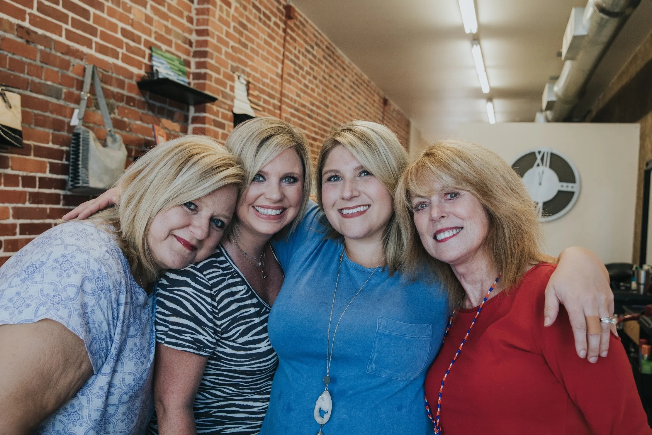  From left to right: Karen, Angela, Katie, Dona 