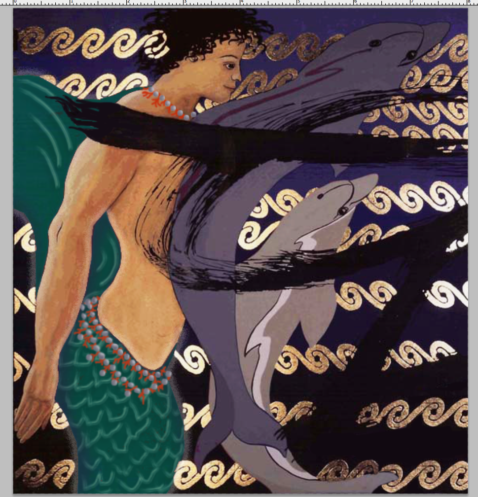 Imagine if Atlantis had survived, but underwater. Acclaimed novelist's new fantasy sci-fi book. Can a woman who is half-dolphin and half-human find love with a boy? Dive into a future of rising seas, Flood Lands, and astonishing technologies. The Drowning World is like The Hunger Games meets The Life of Pi —all set underwater. (dolphin icon, Christine Lamb Studio)