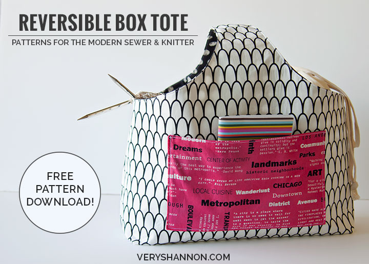 knitting bag pattern Blog VERY SHANNON