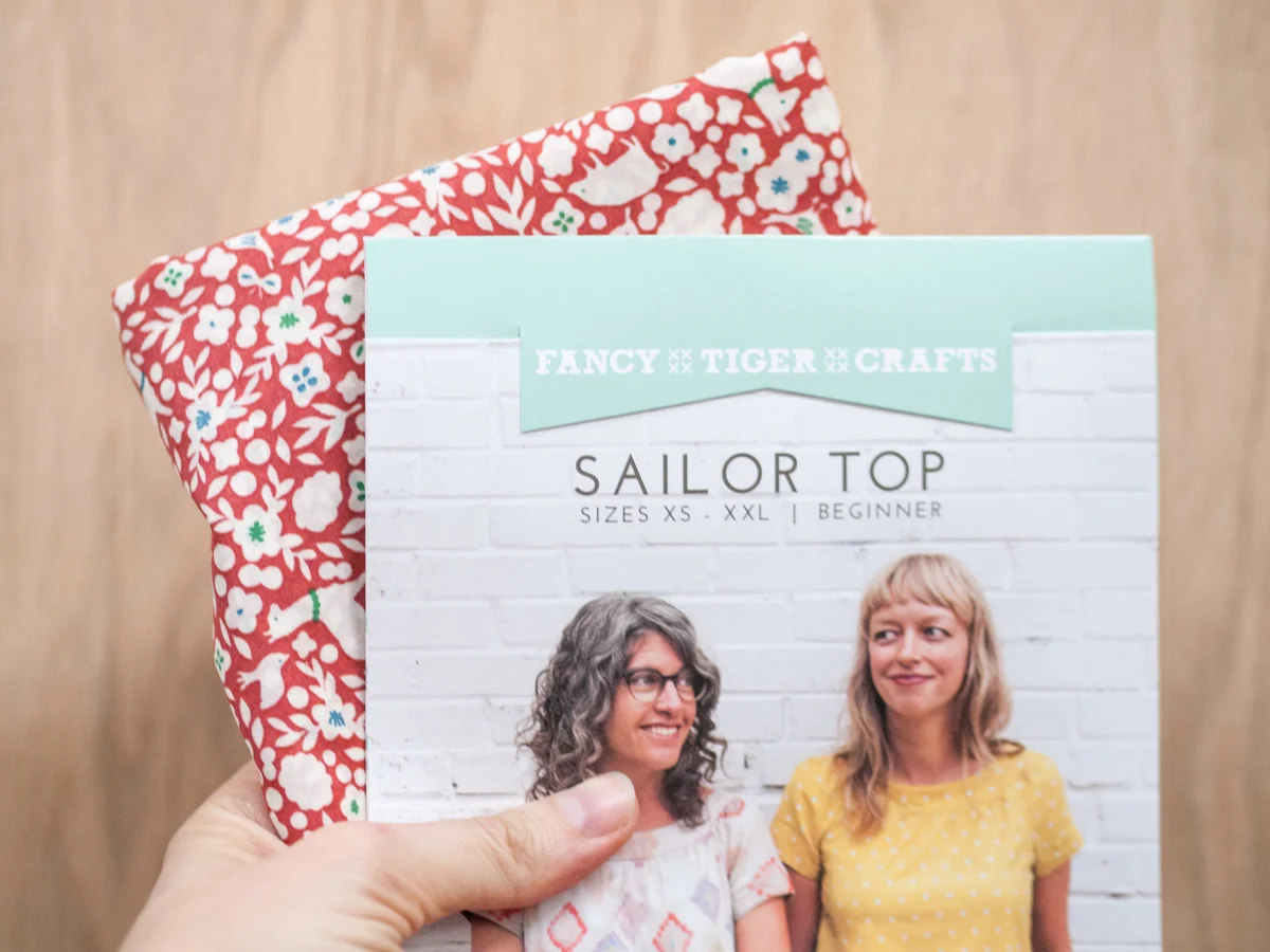 GIVEAWAY || SAILOR TOP PATTERN & FABRIC FROM FANCY TIGER CRAFTS!