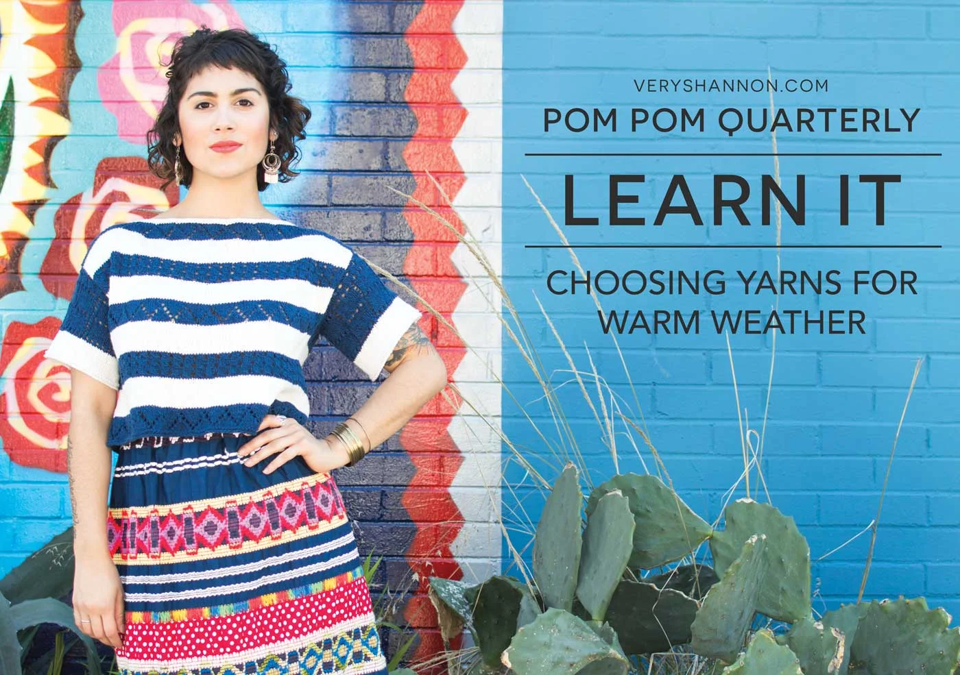 KNIT ALONG || CHOOSING YARNS FOR WARM WEATHER WITH SPECIAL GUEST POM POM MAGAZINE!