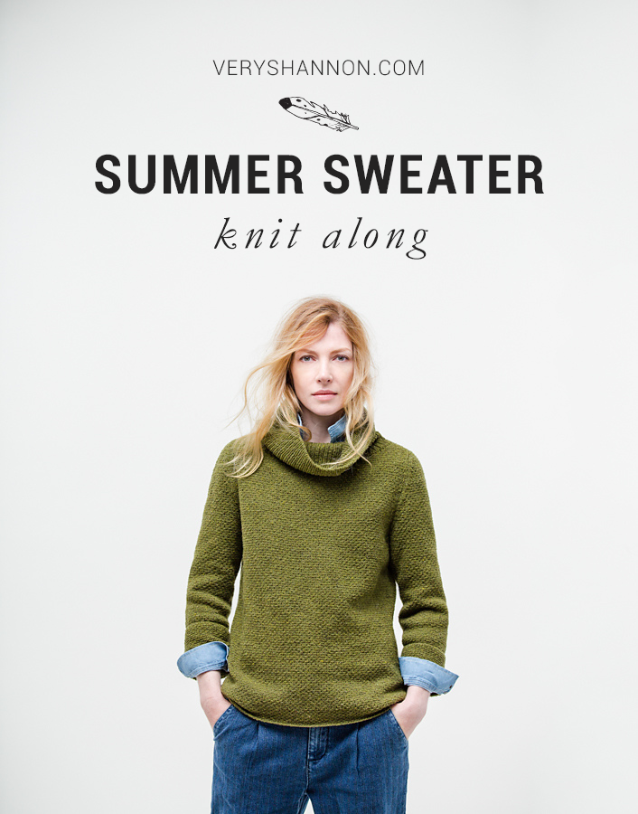 KNIT ALONG || SUMMER SWEATER KNIT ALONG ANNOUNCEMENT