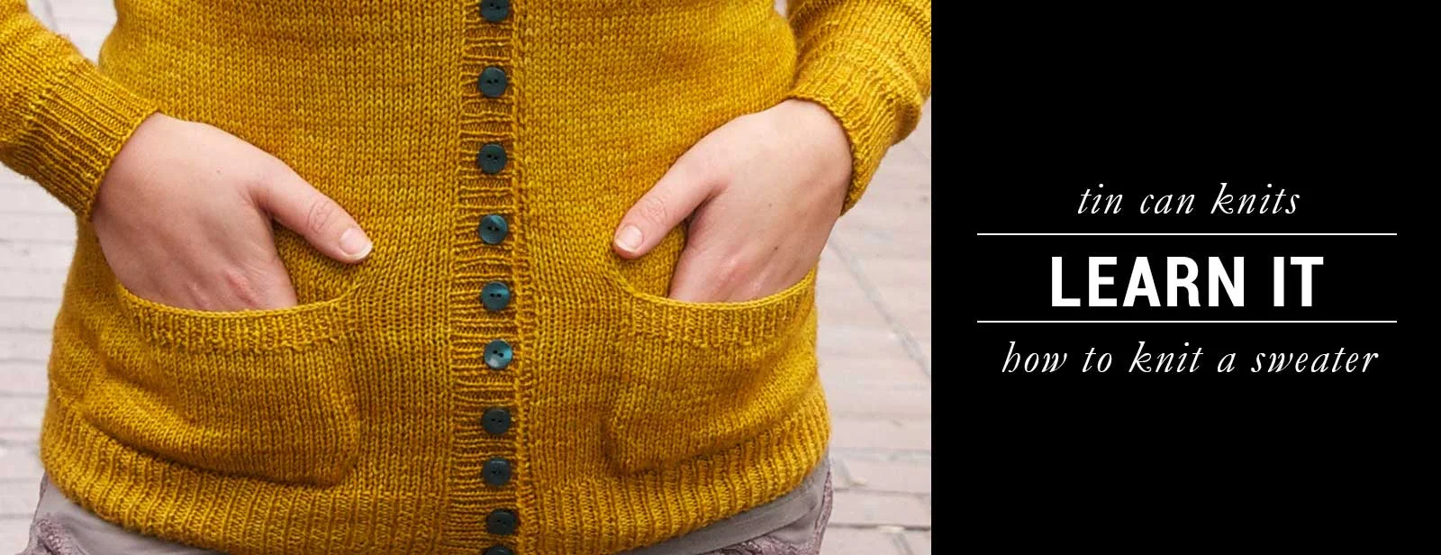 KNIT ALONG || HOW TO KNIT A SWEATER WITH GUEST TIN CAN KNITS