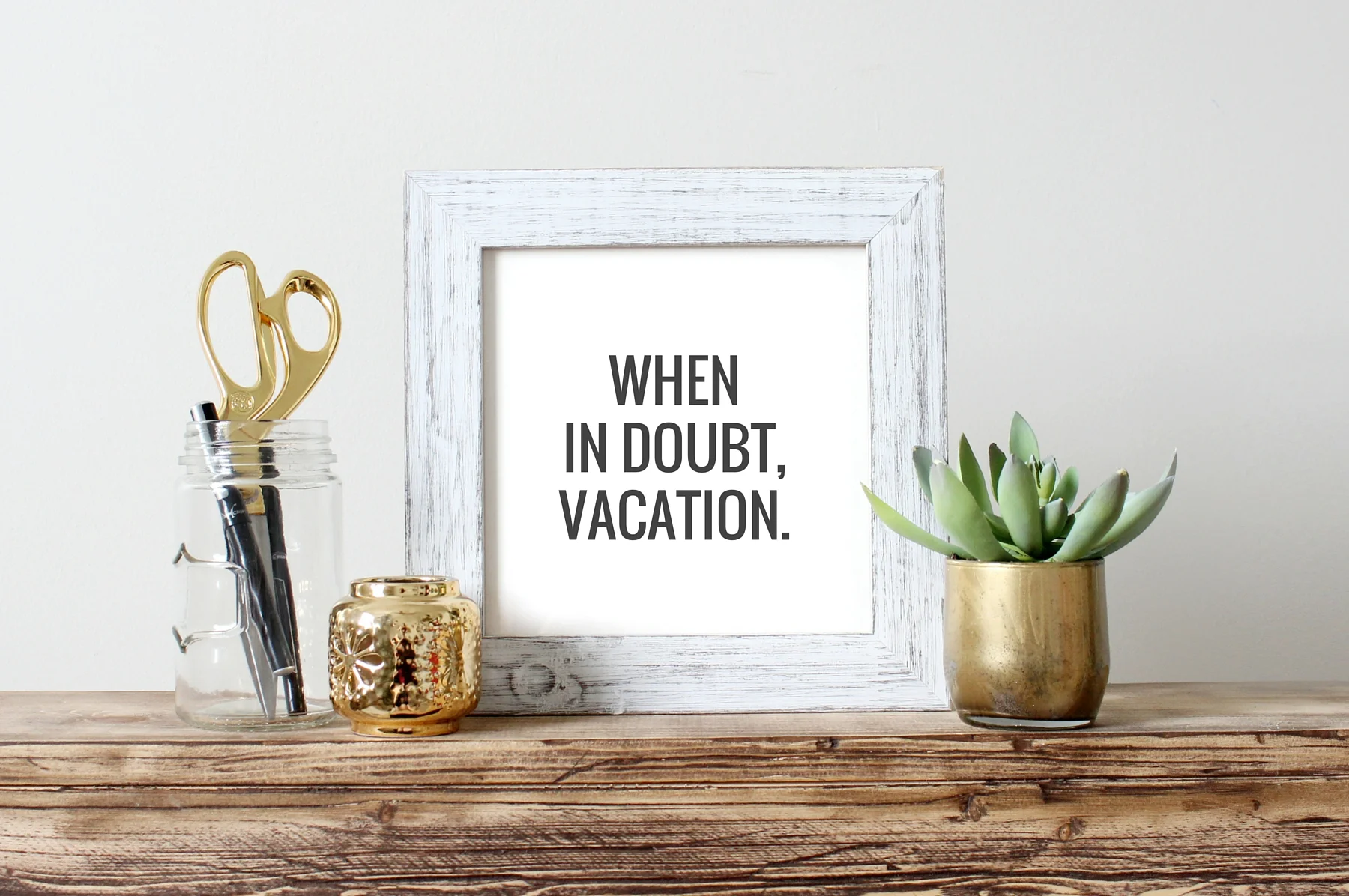 VACATION...