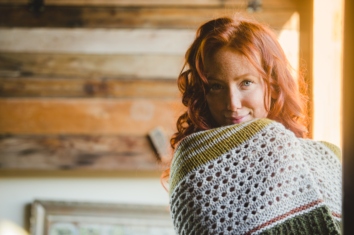 Hudson Shawl by Shannon Cook from book Within. #withinknits #hudsonshawl