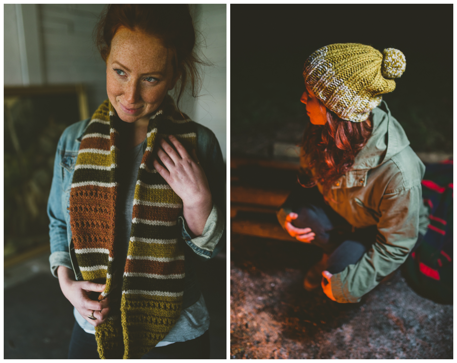 Shoreline Cowl and Lodge Hat #shorelinecowl #lodgehat #withinknits
