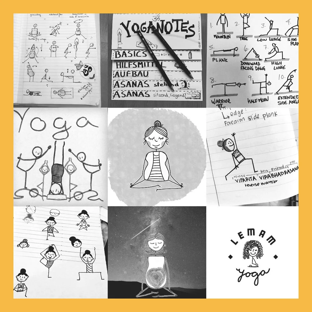 9 beautiful drawings by Yoganotes Readers – 2019