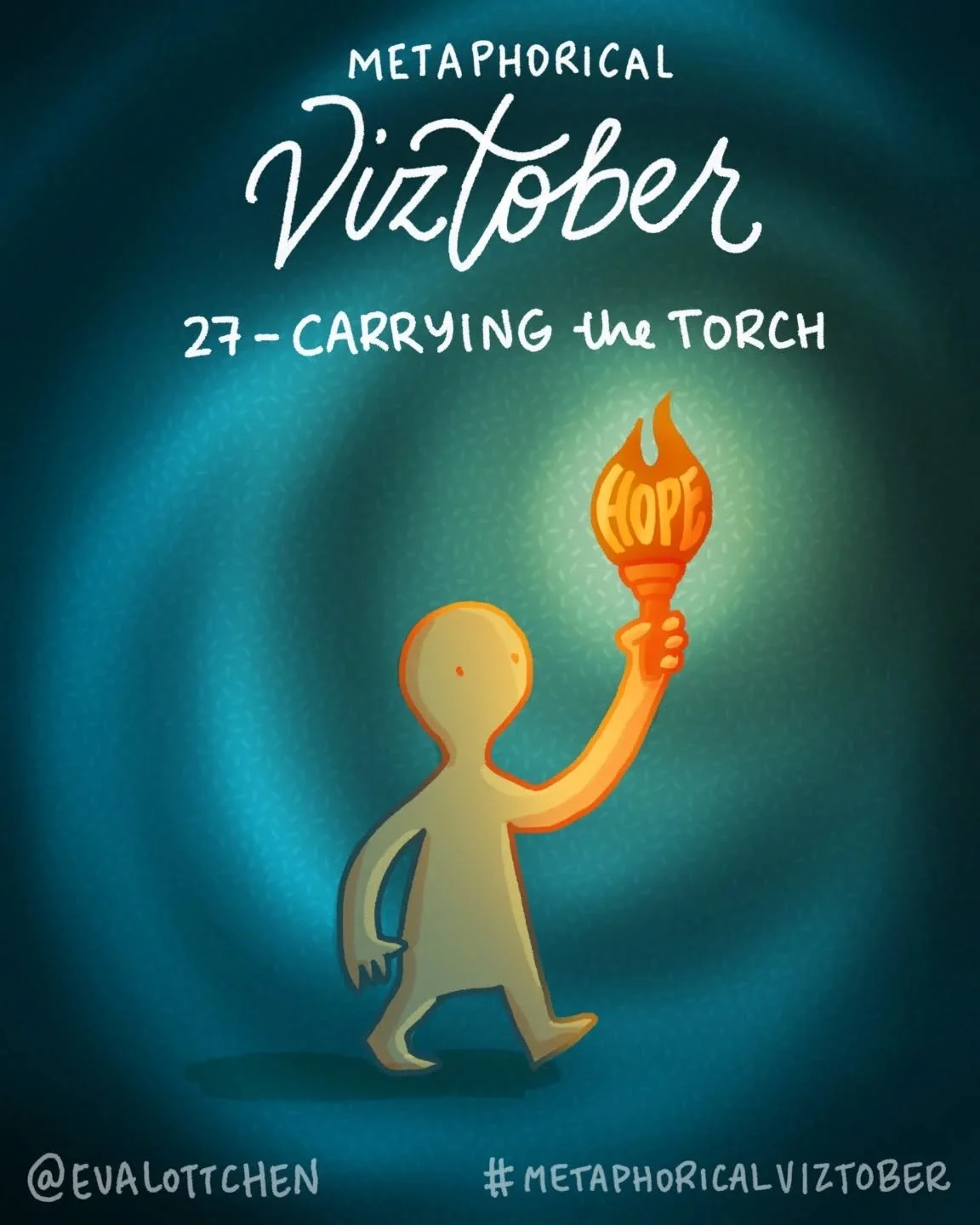 Viztober Day 27: Carrying the torch
[carrying forward a cause, belief, or mission, ensuring it is not forgotten]

Well, I'm almost a month late, but I'll finish this series 😅
I got derailed by some travel, work and and an amazing skate festival fill