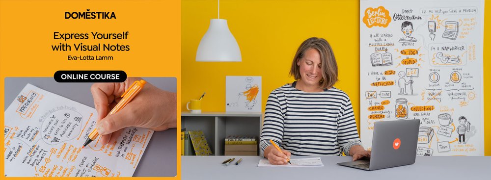 Learn to Sketchnote – Behind the scenes of my Domestika course