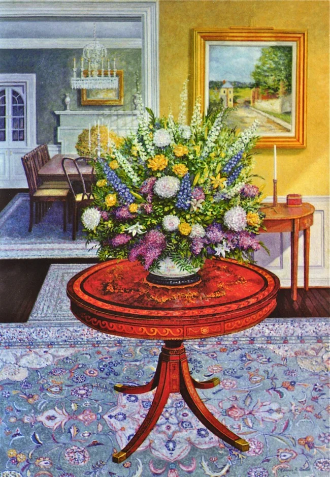 Flowers in the Foyer by William R. Beebe