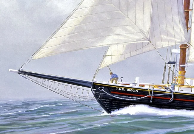 Storm Approaching (detail shot) by William R. Beebe