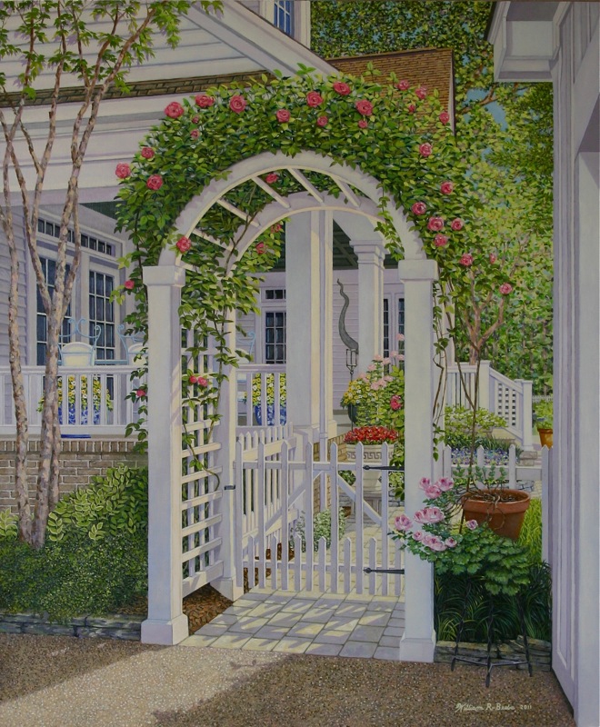 Rose Covered Arbor