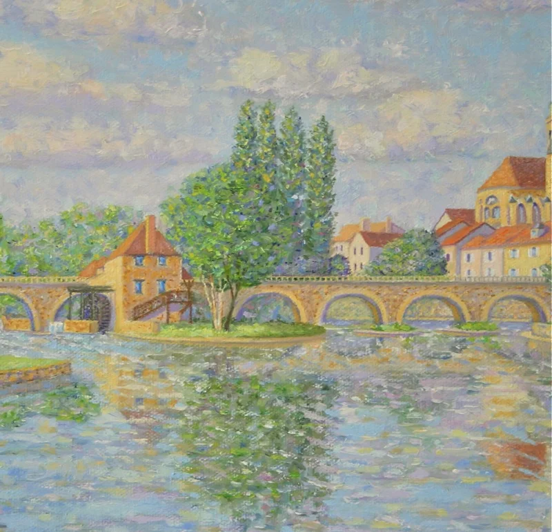 The Moret Bridge, France