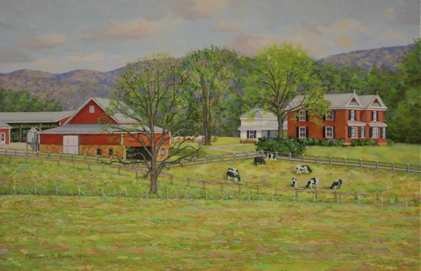 Rockbridge Farm by artist William R. Beebe