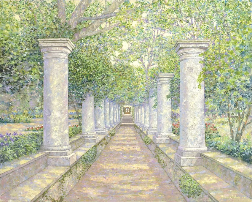 Columns in Capri by William R. Beebe