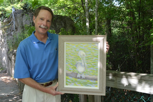 William R. Beebe at the Virginia Living Museum in Newport News Virginia