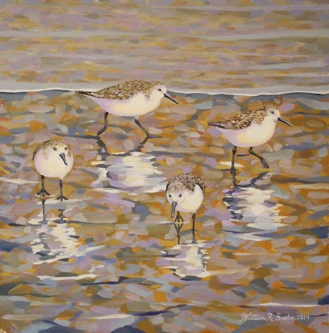 Reflections by William R. Beebe, 12 x 12, oil on board, SOLD
