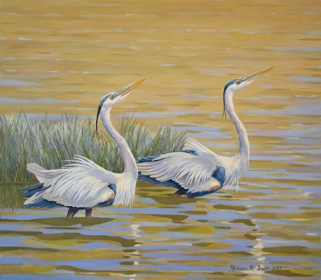 The Dance , by William R. Beebe, 14 x 16, oil on board, $2800