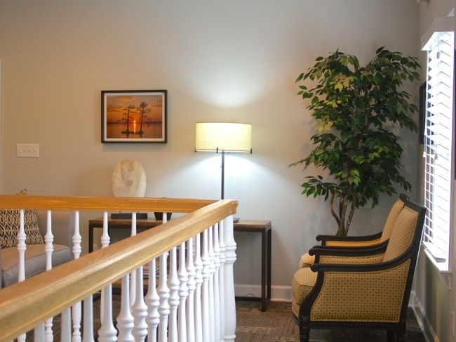 Two River Country Club Lobby with William R. Beebe sunset photograph