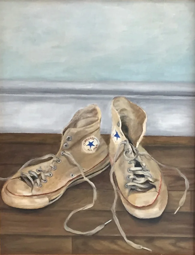High Tops painting by William R. Beebe (the very early years!) :-)