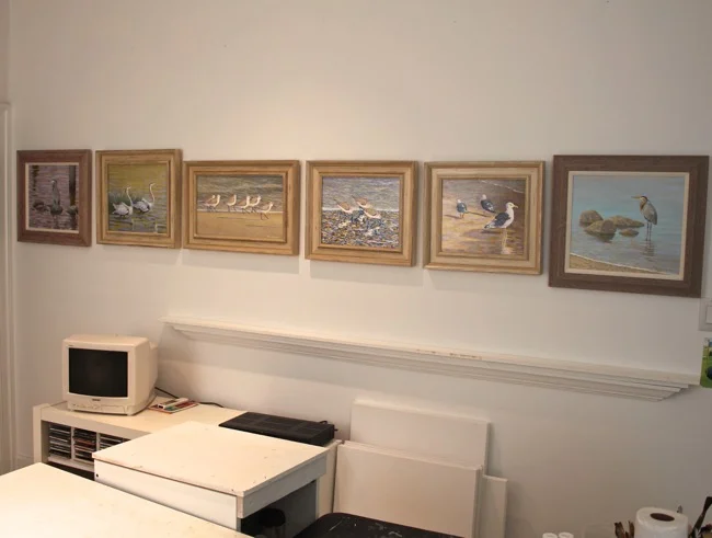 William R. Beebe Studio wall