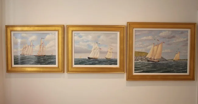 William R. Beebe Studio wall