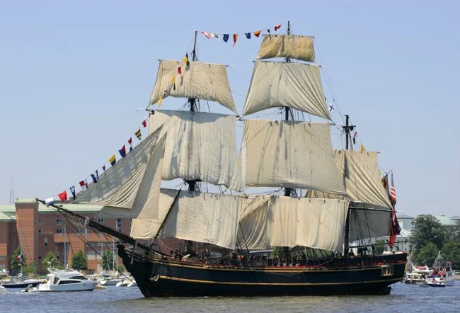 The HMS Bounty photographed by William R. Beebe June 2012