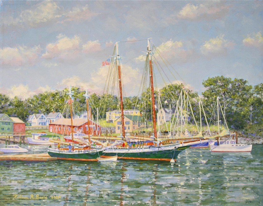 Gracing Camden Harbor